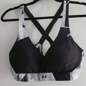 Black under armor sports bra